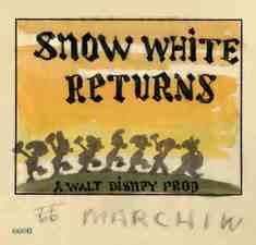 7. Walt Disney planned a short film sequel to Snow White, titled "Snow White Returns." The film was even storyboarded, but it never left the preproduction stage and no reason is known why the studio decided against making it.