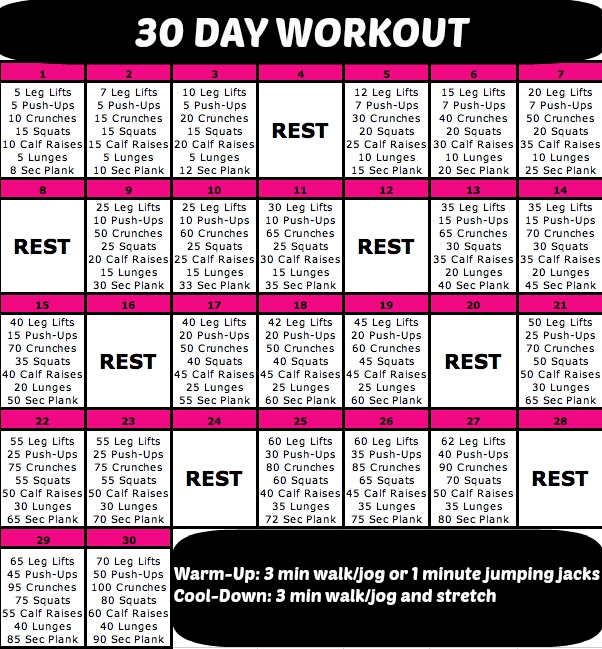 Finally, stick to this exercise plan. 