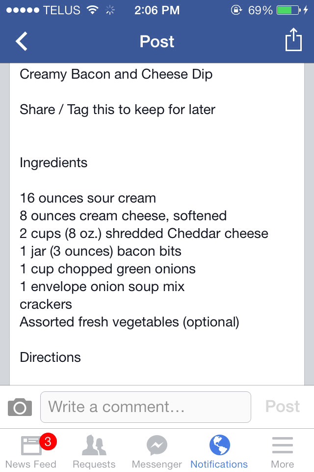Creamy Bacon Dip