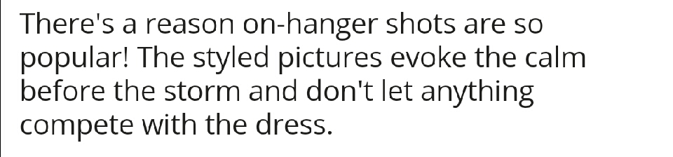 Pictures You Will Regret NOT taking Of Your Wedding Dress! 