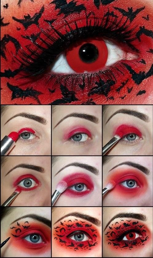 Halloween Eye Makeup With Some Tutorials 