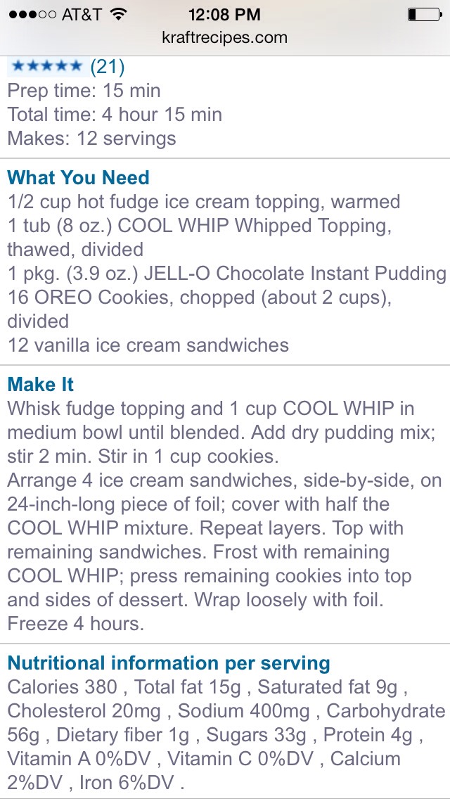 No Bake Oreo Cake 😋