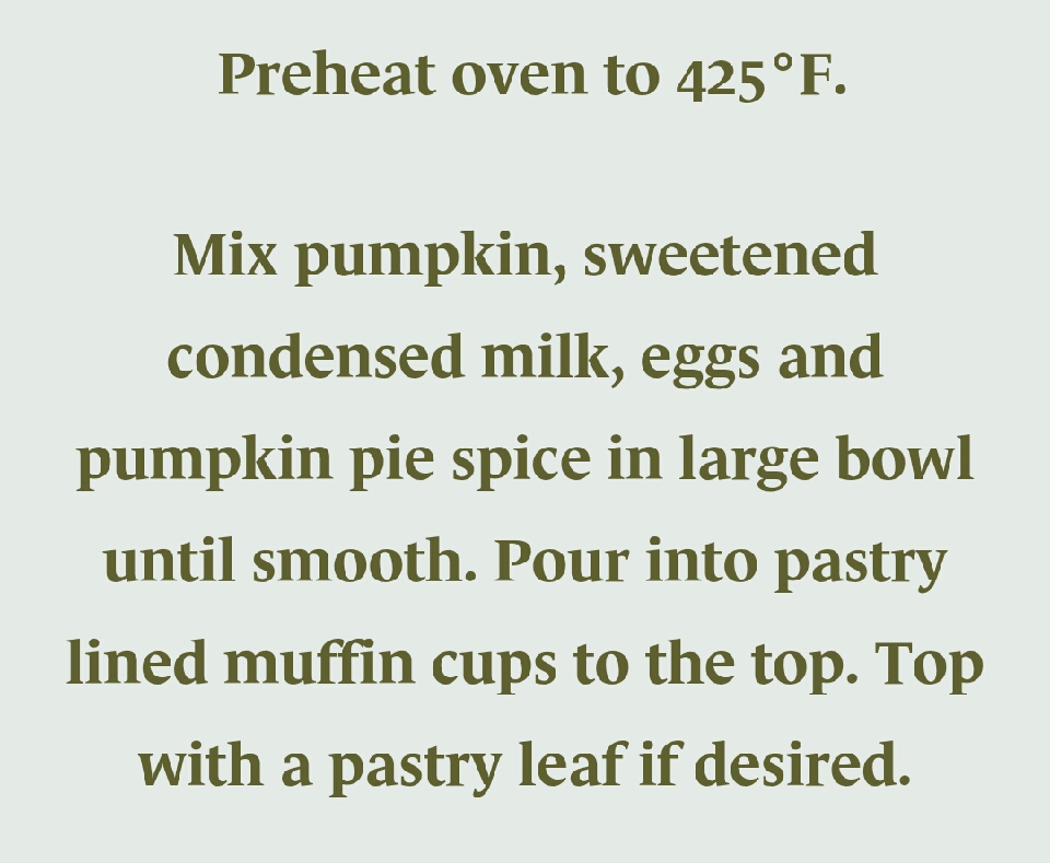 Mini Pumpkin Pies!!!