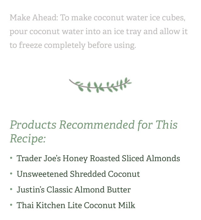 Healthy Almond Joy Smoothie