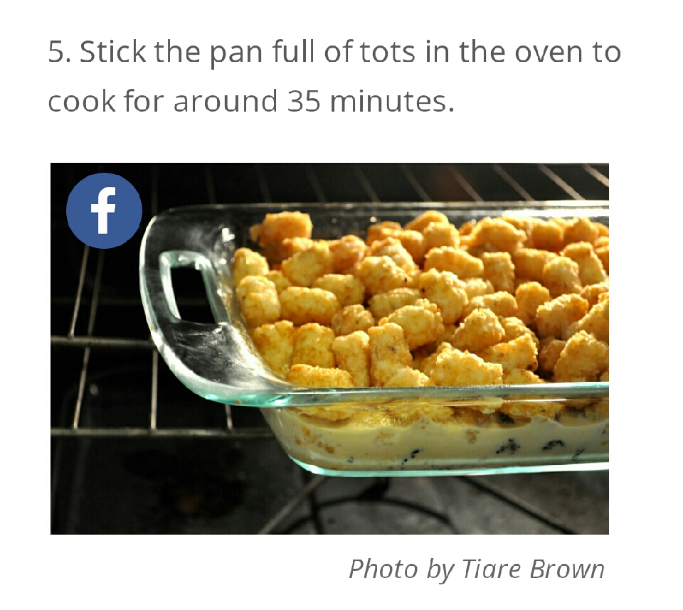Bacon, Sausage, Egg & Tater Tot Breakfast Bake