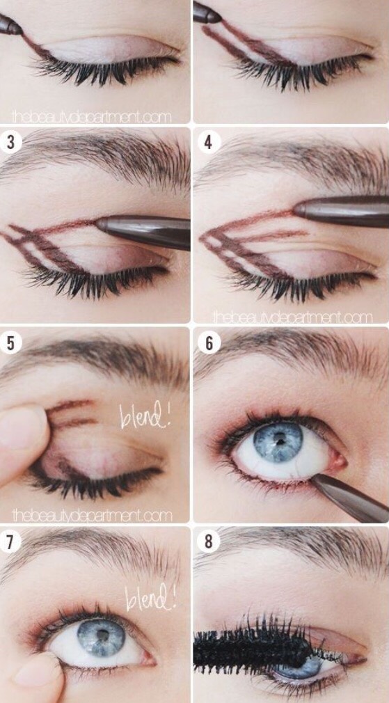 Easy eye look