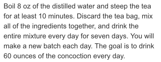 Julian Michaels Recipe For Losing 5 Pound In Seven Days 🍹