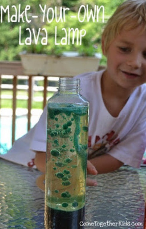Another fun science experiment!
http://www.sciencekids.co.nz/experiments/easylavalamp.html