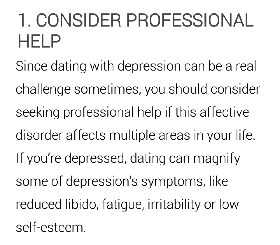 Game Changing Dating Tips For Girls With Depression :'(