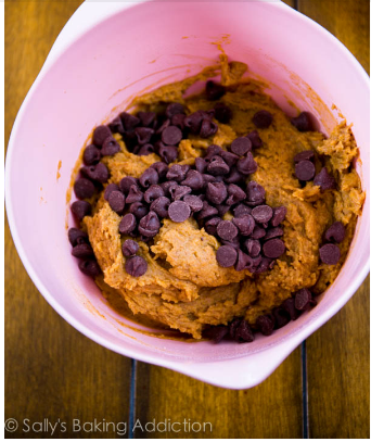 Pumpkin Chocolate Chip Cookies!