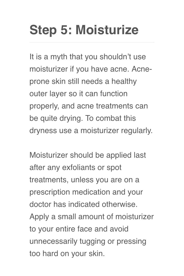 Skincare Routine Guide For ACNE PRONE skin