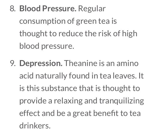 Benefits Of Drinking Green Tea!☕️