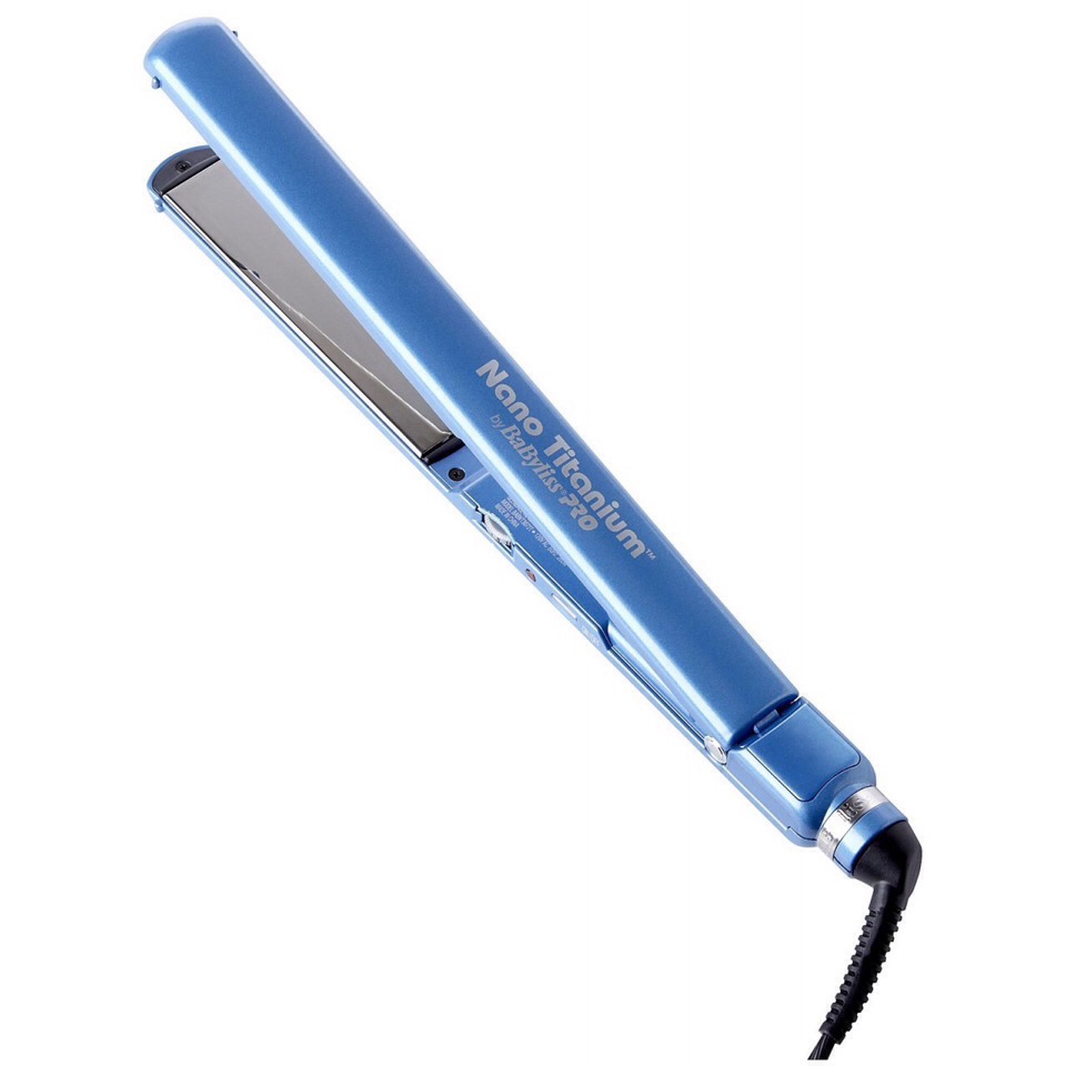 I'm a huge fan of straight hair and this cute little babybliss blue straightener is by far my favorite. It is light and small yet gets extremely hot making it perfect for thick or thinner hair. The titanium quality also provides a smooth finish. It also works very well with creating nice curls!