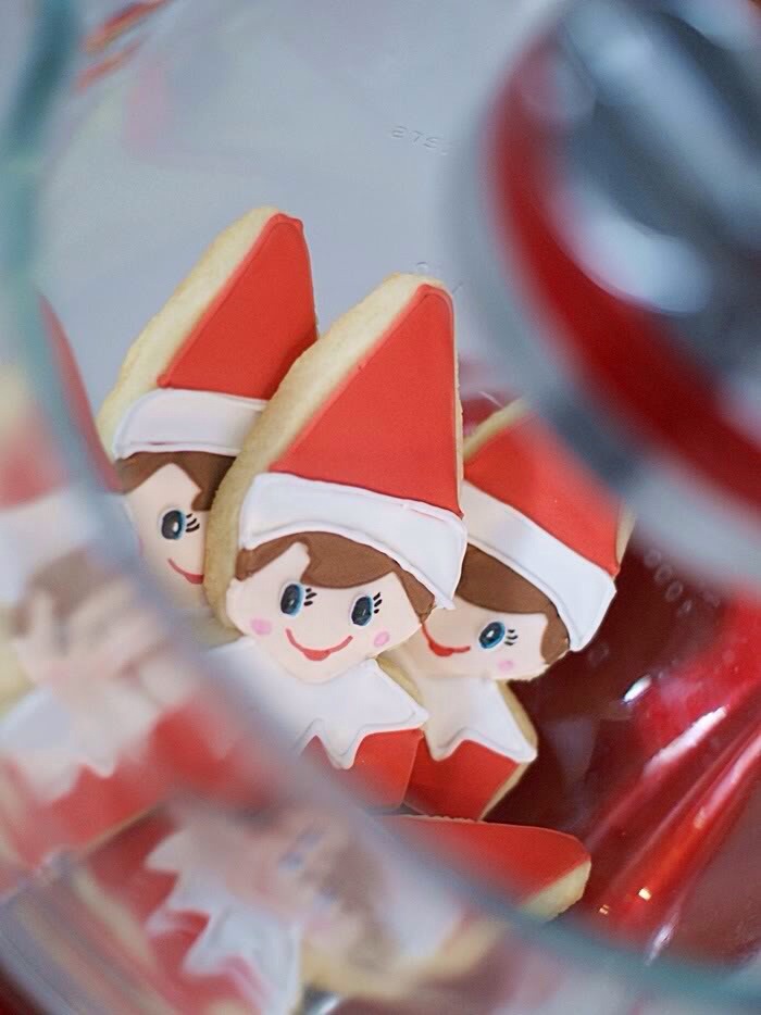 Elf On A Shelf Cookies!!