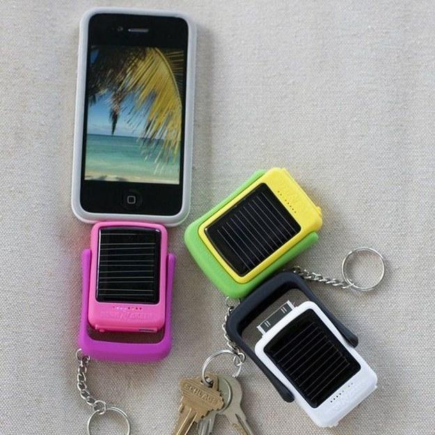 . A Solar-Powered Battery Pack On a Keychain, $5.99