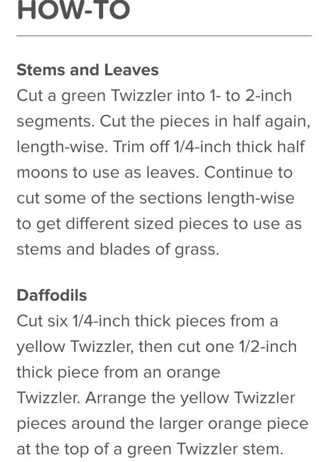 TWIZZLER FLOWER TOPPERS FOR THE PERFECT SPRING CAKE
