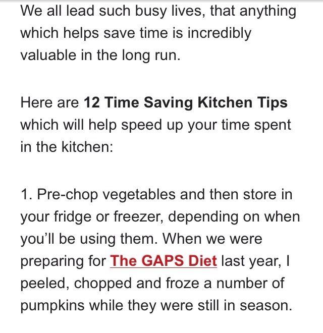 12 Time Saving Kitchen Tips!!!