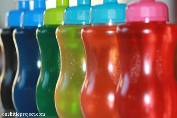 Fill bottles
