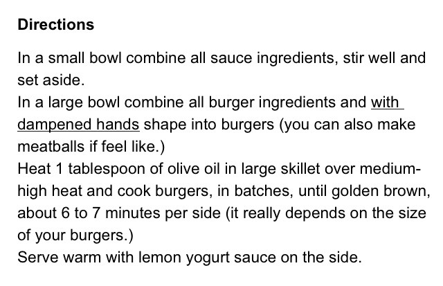 Delicious Zucchini Burgers with Lemon Yogurt Sauce