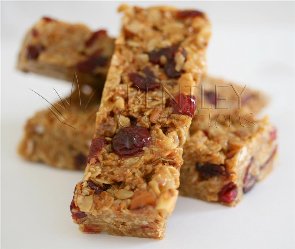 Granola bars or protein bars are good for when you're on the go.