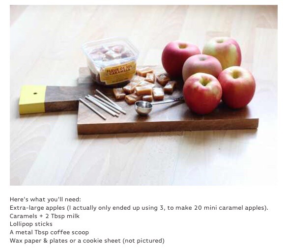 How To Make Mini Caramel Apples