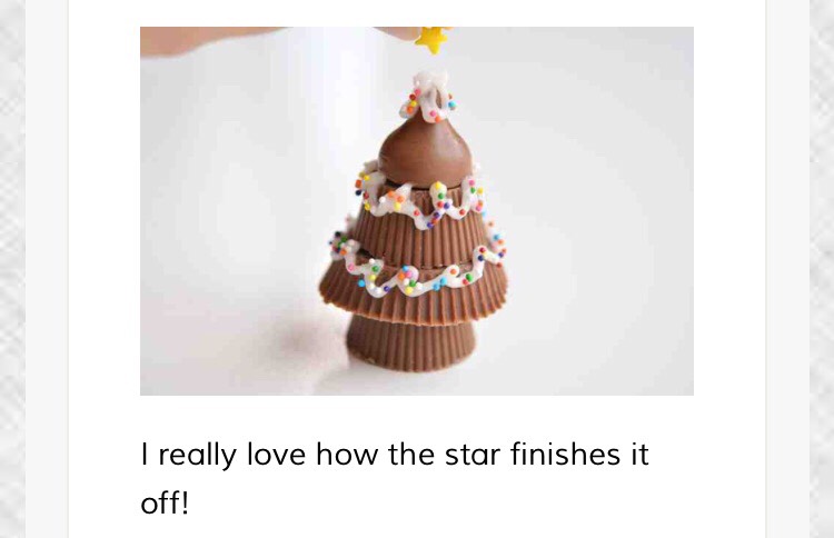 Peanut Butter cup Christmas Trees ❤️🌲