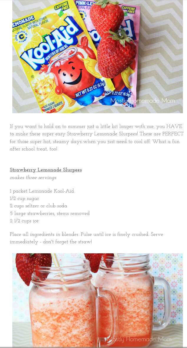 Homemade Slurpees!