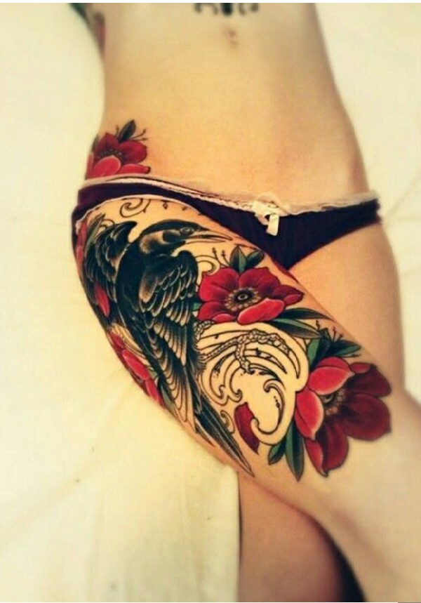Sexy Thigh Tattoos And Designs For Women! 
