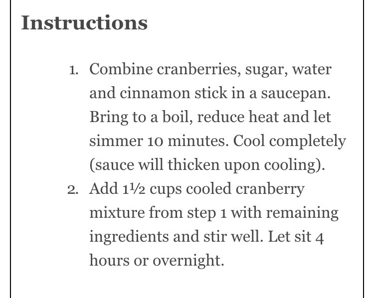 Cranberry Millionaire Salad.