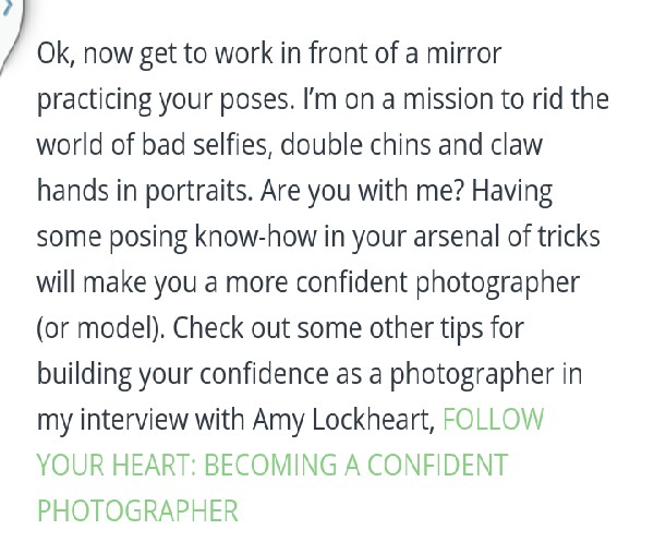 How To Pose So You Dont Look Fat In Pictures!
