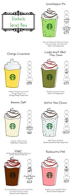 Secret Starbucks Drinks
