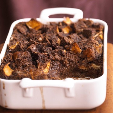 Chocolate orange bread pudding