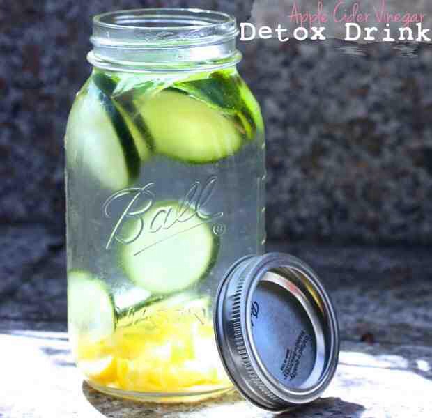 Apple Cider Vinegar Detox Water