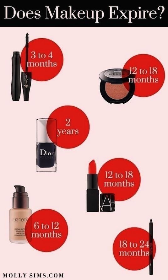 32. When To Toss It Out
As much money as we spend on our beauty products, itās hard to let it go, but at some point your makeup becomes unhealthy for your skin and eyes. This is especially true for anything that gets applied around your eyes, so itās important to give your makeup drawer a good clean