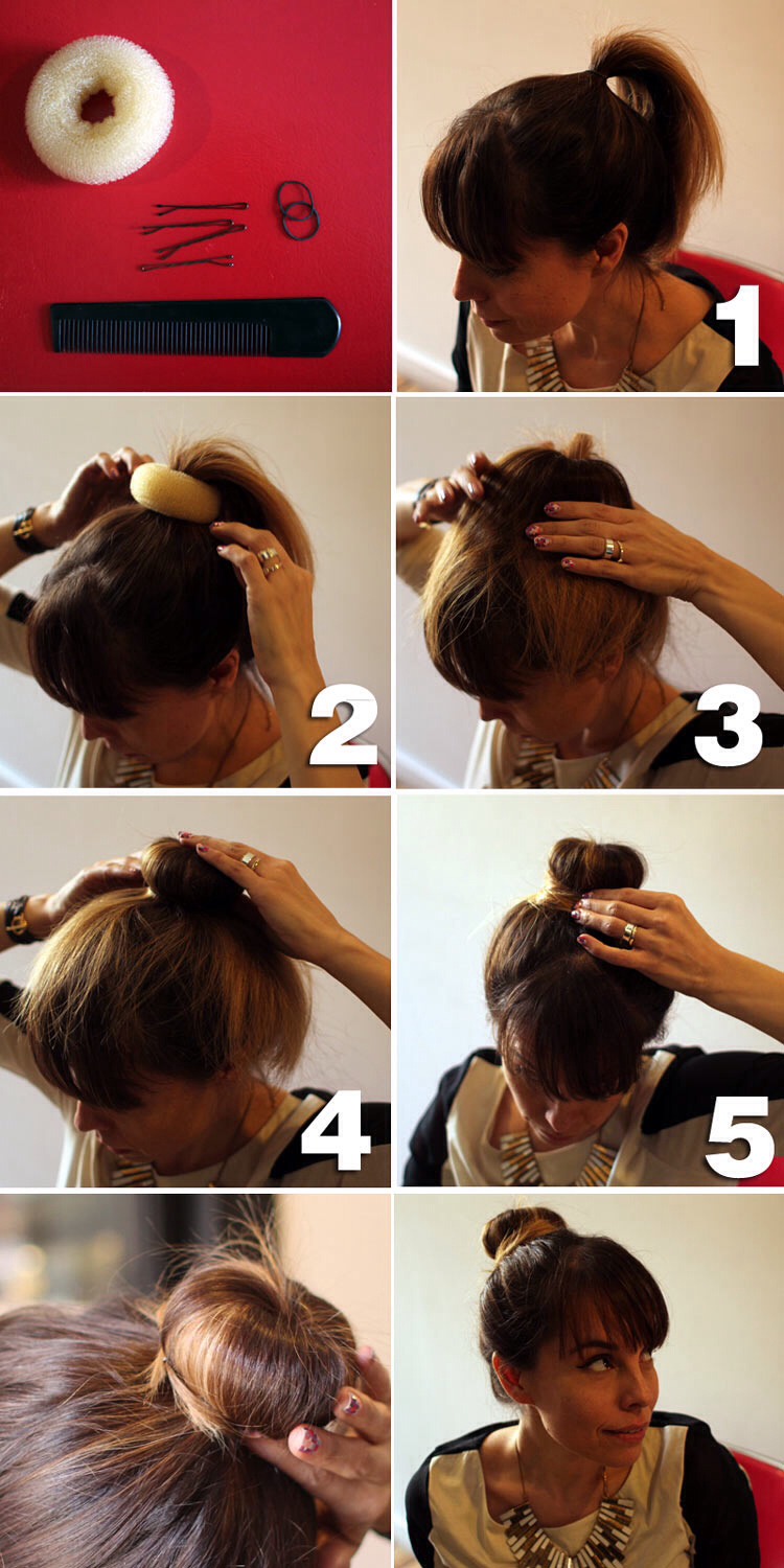 8.A Sock Bun

Do you have super fine hair? Here's a way to make a bun with your hair but make it look thicker! From Say Yes to Hoboken. 