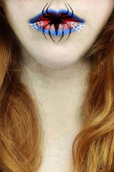 Creepy Halloween Lip Makeup Ideas