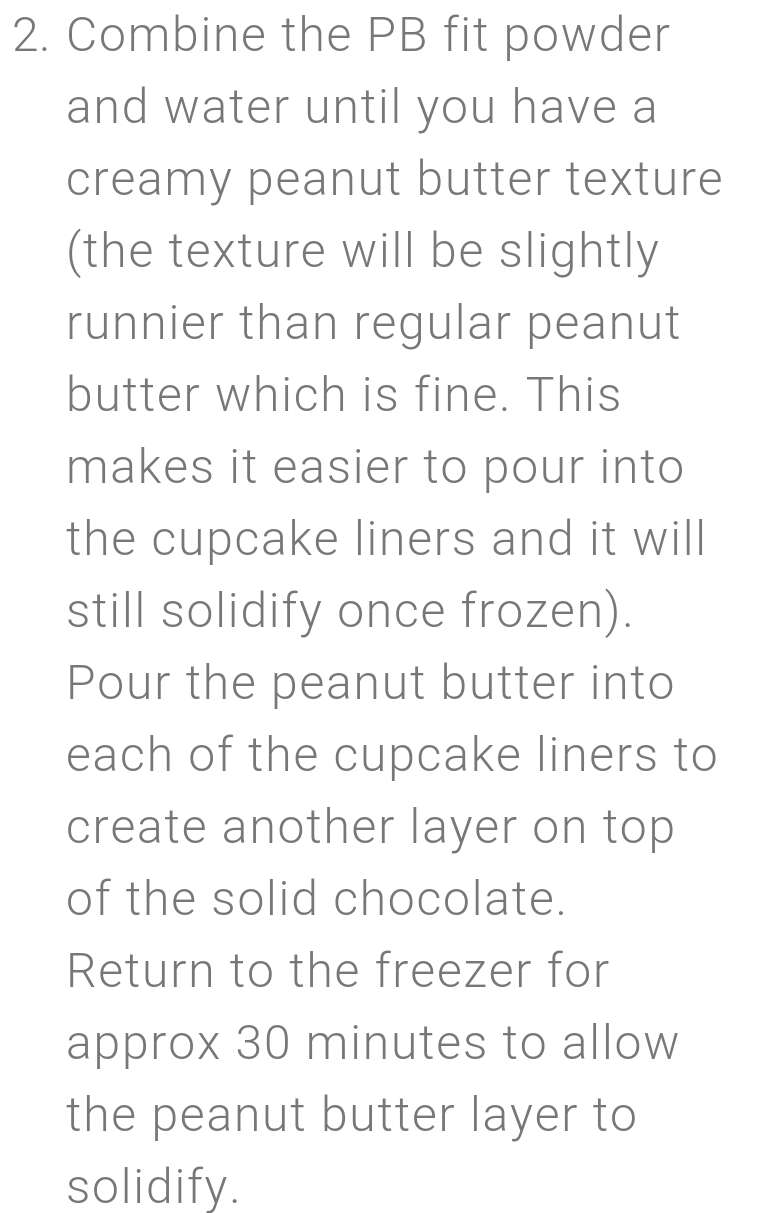 Skinny Dark Chocolate Peanut Butter Cups!