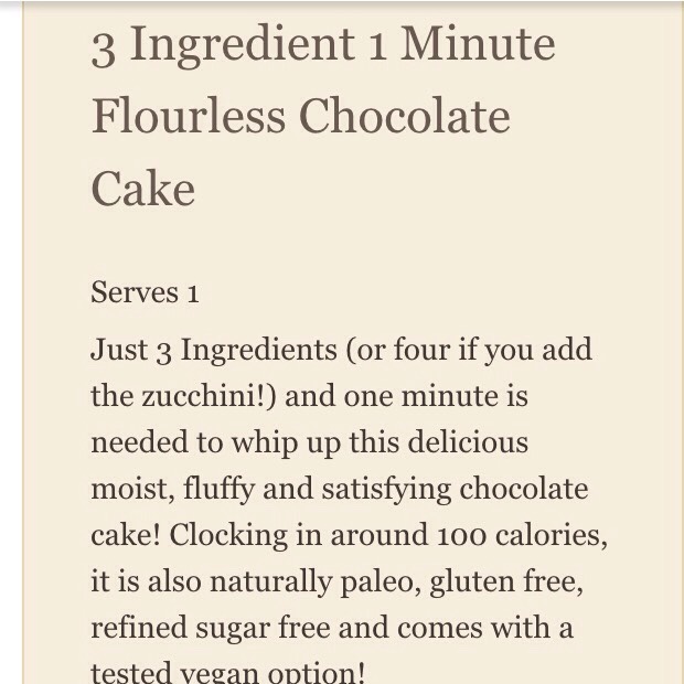 1 minute, 3-Ingredient Chocolate Cake!🍫🍰🍴