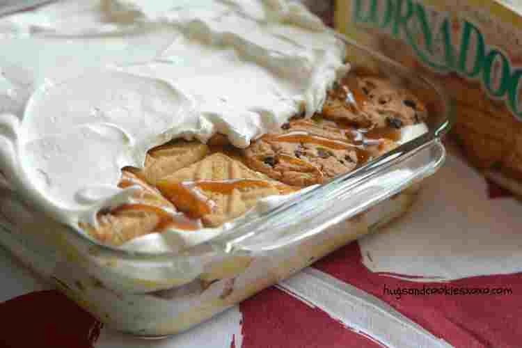 Vanilla Caramel Cookie Lasagna😱😋