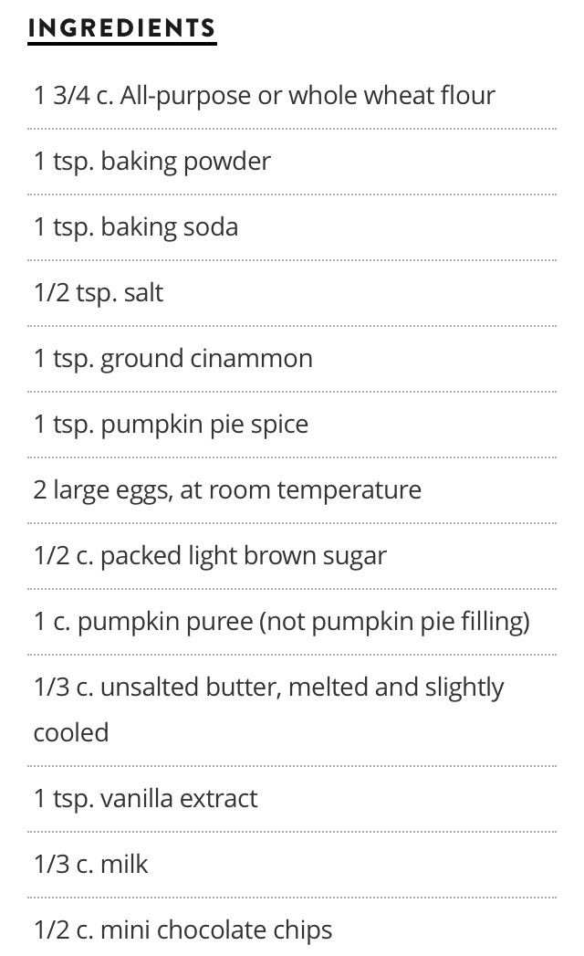 #Friendsgiving Mini Pumpkin Chocolate Chip Muffins