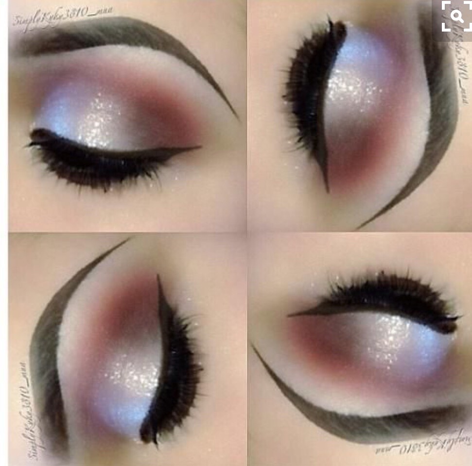 Beautiful Glitter Eye Makeup 👍💖💖