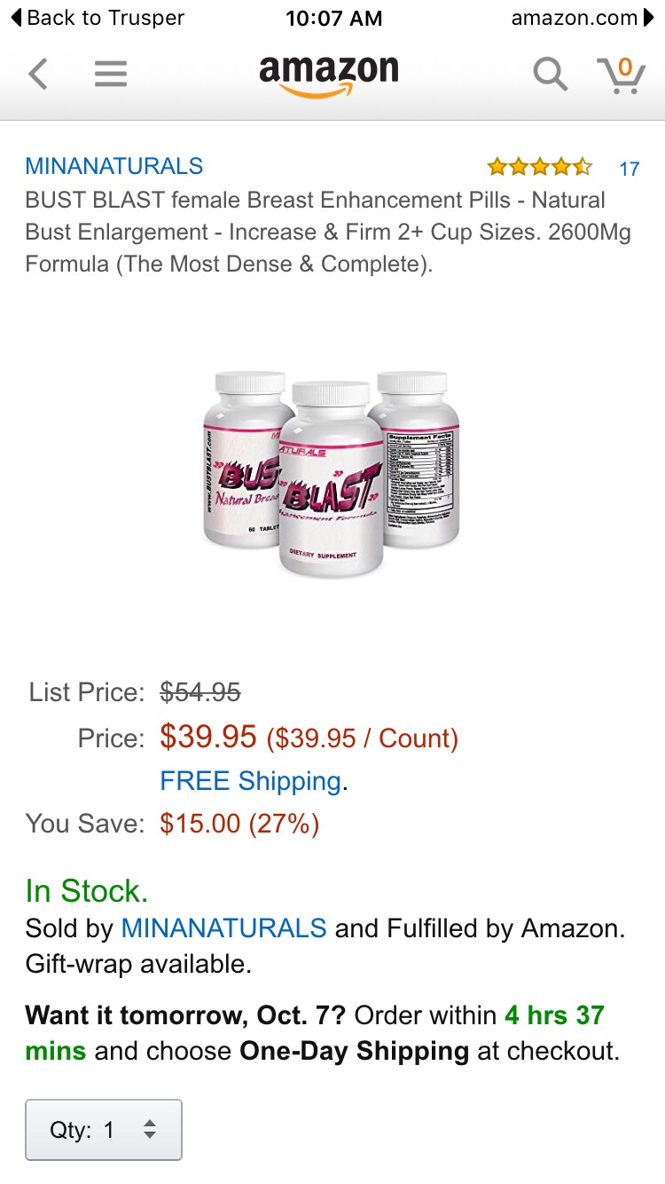 Supplements To help Your Boobs Grow
