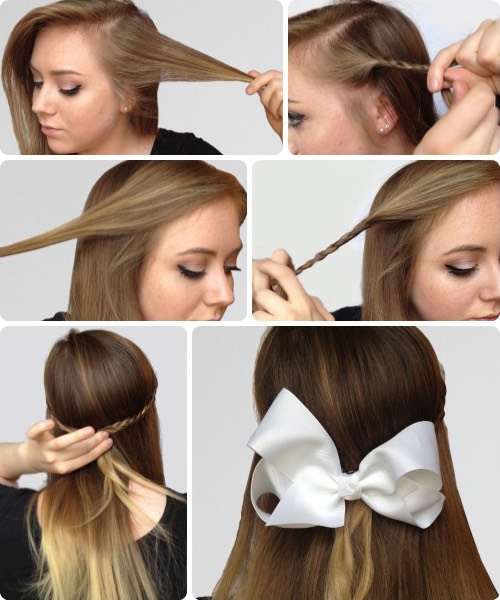 School Hairstyle Tutorials💞