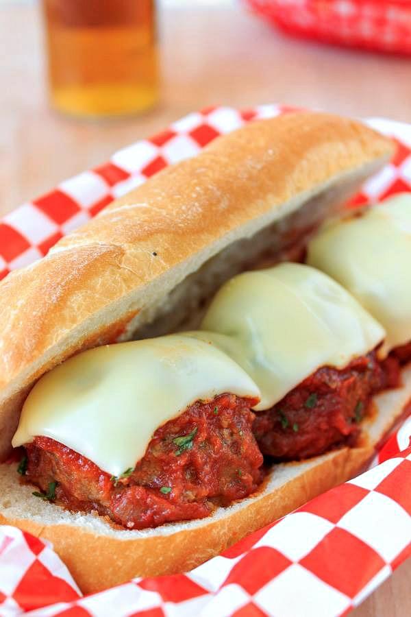 Slow Cooker Meatball Sub
