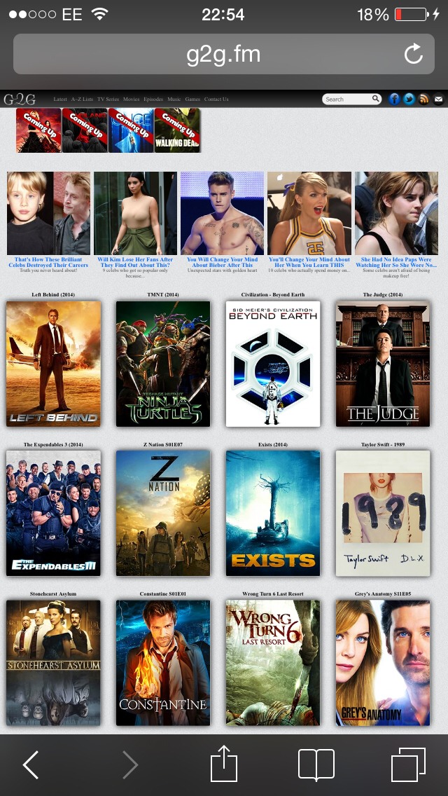 Glow gaze- (G2G.com) full length movies- not as recent.