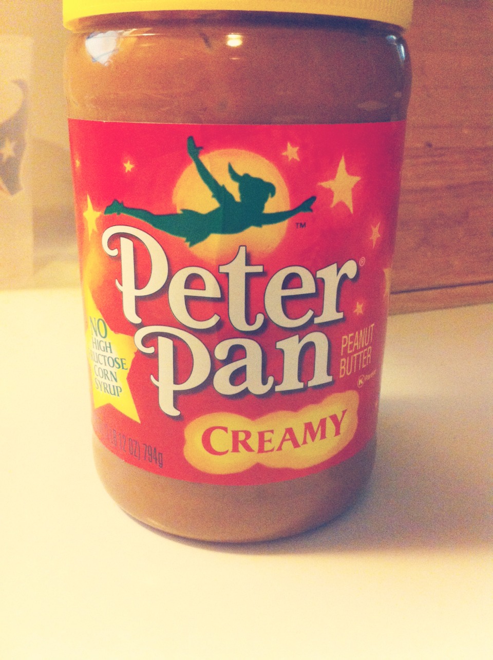 Add peanut butter, yogurt, or ice to thicken up your smoothie. Keep adding until you have the consistency you prefer. I usually use 2 heaping spoonfuls. 