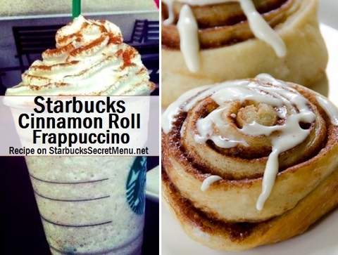 •Vanilla Bean Frappuccino
•Add white mocha syrup (1 pump for a tall, 2 for grande, 3 for venti)
•Add cinnamon dolce syrup (1 pump for a tall, 2 for grande, 3 for venti)
•Top with cinnamon dolce powder
