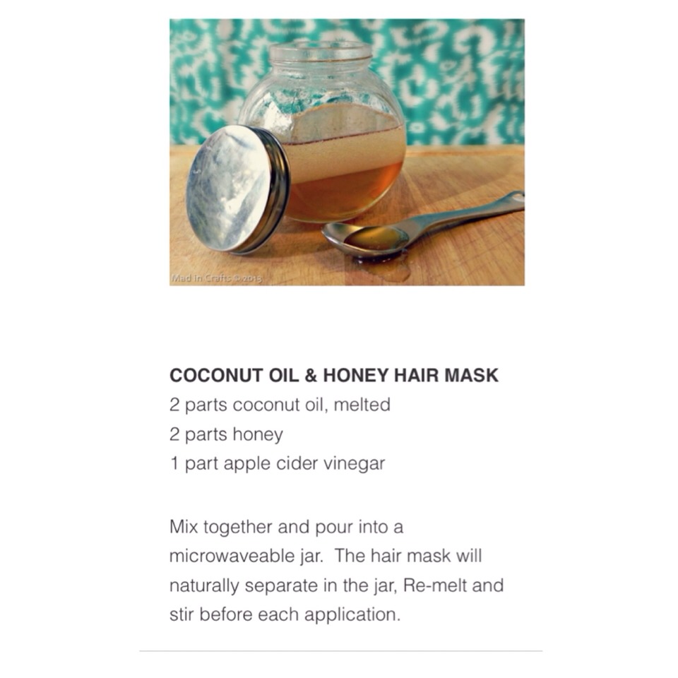 Coconut Oil Honey Hair Mask