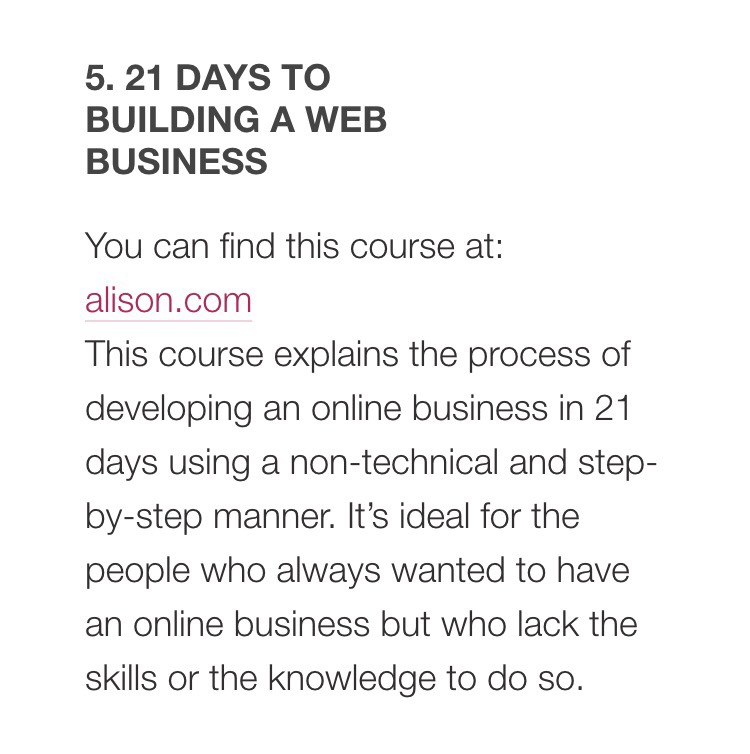 Free Classes You Can Take Online😀