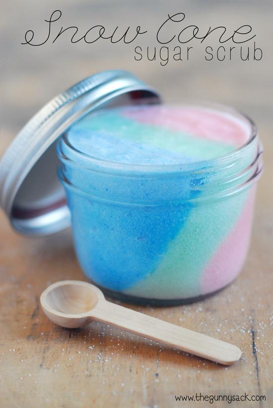 4. Snow Cone Sugar Scrub